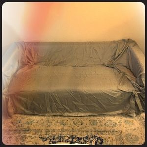 Loveseat Slip Cover Gray